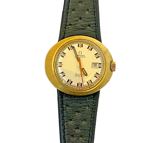 Vintage OMEGA Genève Dynamic Automatic Small Size Gold Plated "Tool 102" - Picture 3 of 5